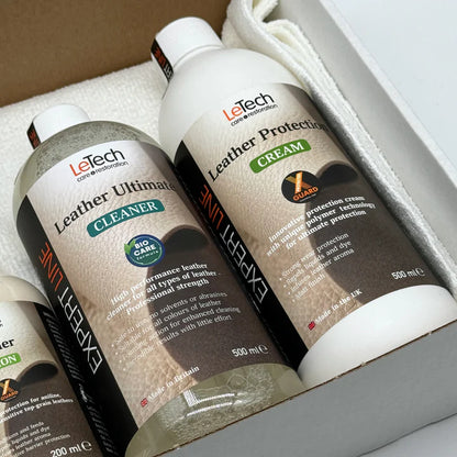 Kit d'entretien du cuir LeTech Leather Care Kit Expert