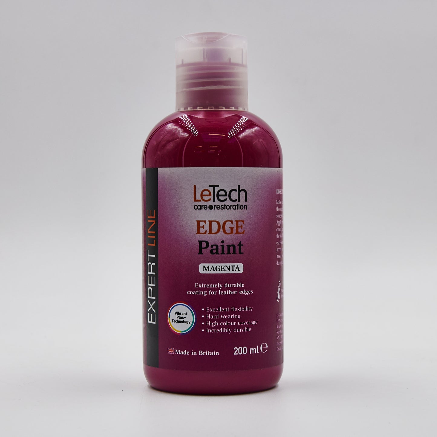 Peinture pour bords de cuir LeTech (10 couleurs)