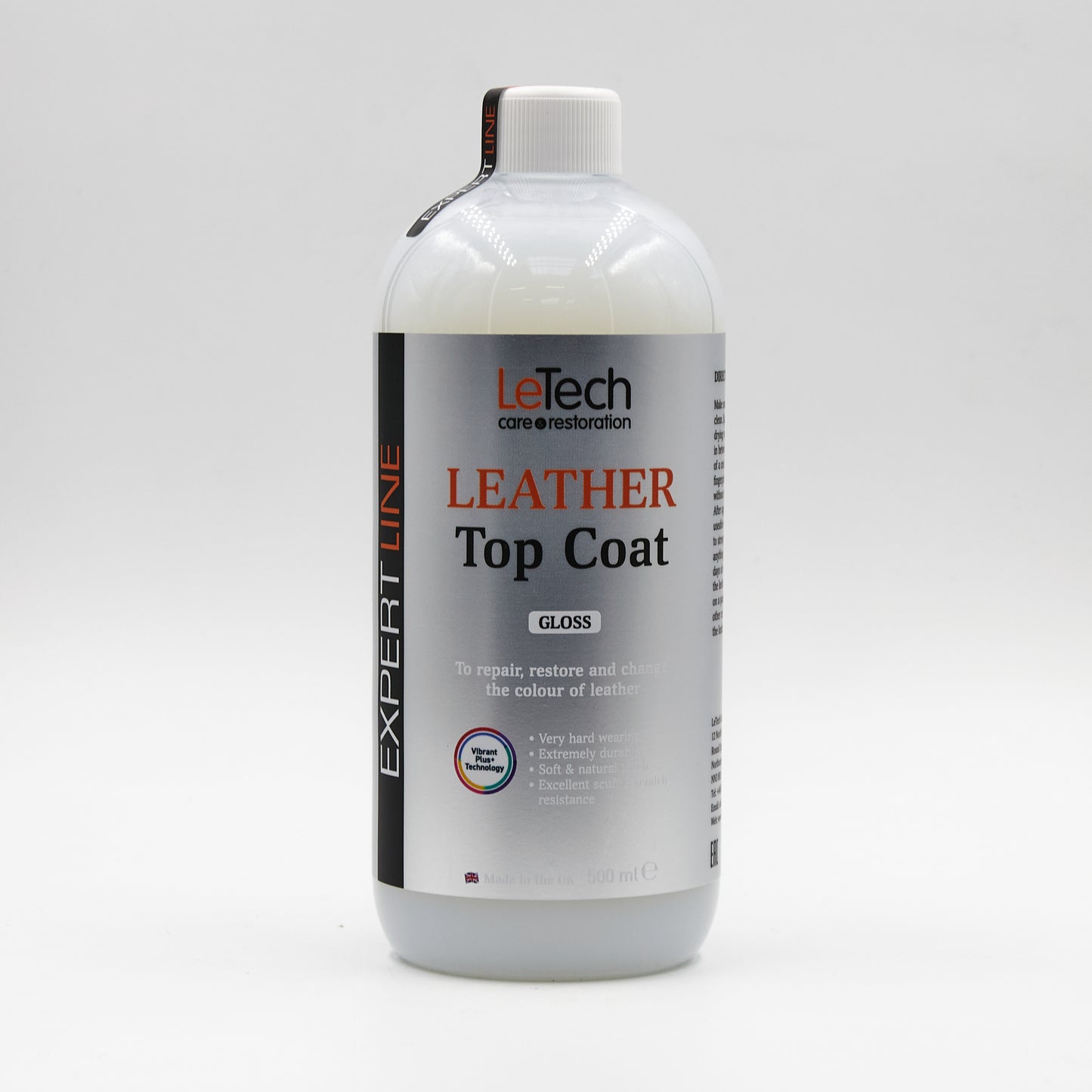 Top Coat Brillant pour Cuir LeTech