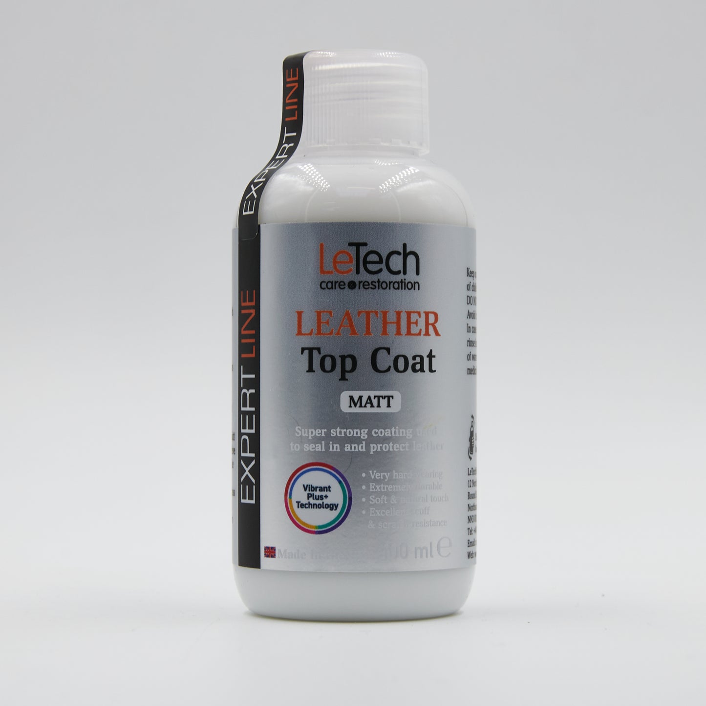Top Coat Mat pour Cuir LeTech